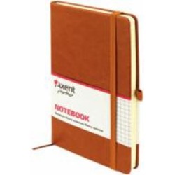 Книга для записей Partner Lux, 125 * 195, 96л, кл, коричневый Axent