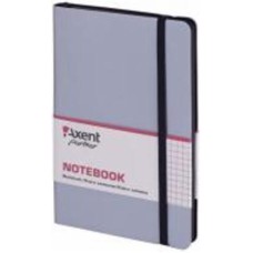 Книга для записей Partner Soft, 125 * 195, 96л, кл, серебристая Axent