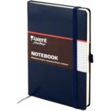 Книга для записей Partner, 125 * 195, 96л, клет, синяя Axent