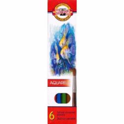 Карандаши акварельные Mondeluz Рыбки 6 шт. 3715 Koh-i-Noor