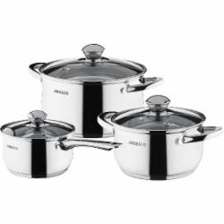 Набор кастрюль Ardesto Gemini Gourmet 6 предметов AR1906PS
