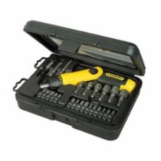Отвертка со сменными насадками Stanley Pistol Grip Ratchet 22 насадкик 0-63-022