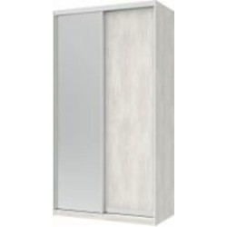 Шкаф-купе Сити Лайт Doros 1200x600x2250 мм белое дерево двери / ДСП/зеркало