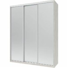 Шкаф-купе Сити Лайт Doros 1800x600x2250 мм белое дерево двери / зеркало