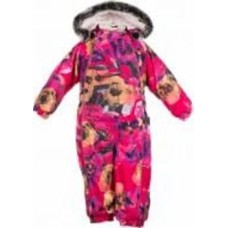 Комбинезон для девочки HUPPA Reggie 1 р.80 фуксия 36020130-81763-080