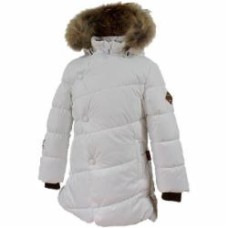 Куртка детская для девочки HUPPA Rosa 1 р.134 белый 17910130-70020-134