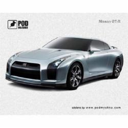 Коврик для мышки Podmyshku (Nissan GT-R)