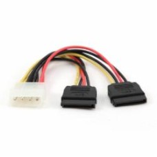 Кабель компьютерный внутренний Cablexpert Molex – SATA 0,3 м (CC-SATA-PSY-0.3M) (Molex) M/F + 2 SATA кабель питания