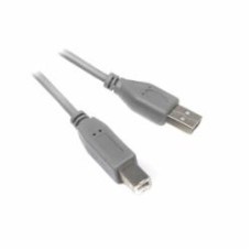 Кабель Maxxter 1,8 м серый (U-AMBM-6G) USB2.0 AM/BM
