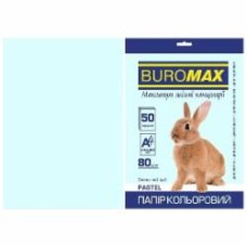 Бумага офисная цветная Buromax A4 80 г/м Pastel 50 листов BM.2721250-14 голубой