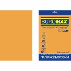 Бумага офисная цветная Buromax A4 80 г/м Euromax Neon 20 листов BM.2721520E-11 оранжевый