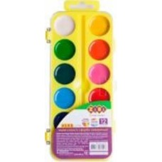Краски акварельные Kids Line 12 цветов желтый пенал ZB.6544-15 ZiBi