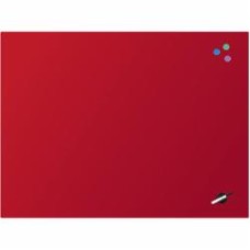 Доска магнитно-маркерная Axent 90x120 см стеклянная красная 9616-06-A