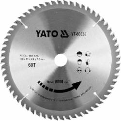 Пильный диск YATO 190x20x2,2 Z60 YT-60636