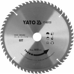 Пильный диск YATO 255x30x3 Z60 YT-60733