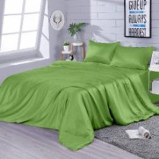Комплект постельного белья полуторный Green зеленый Zastelli