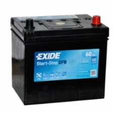 Аккумулятор автомобильный EXIDE EFB 6СТ-60 АЗИЯ Евро (EL604) 60Ah 520A 12V «+» справа
