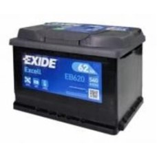 Аккумулятор автомобильный EXIDE Excell 6СТ-62 Евро (EB620) 62Ah 540A 12V «+» справа Аккумулятор автомобильный EXIDE Excell 6СТ-62 Евро (EB620) 62Ah 540A 12V «+» справа
