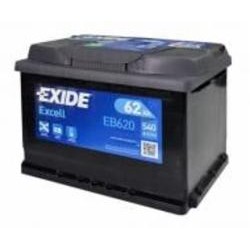 Аккумулятор автомобильный EXIDE Excell 6СТ-62 Евро (EB620) 62Ah 540A 12V «+» справа Аккумулятор автомобильный EXIDE Excell 6СТ-62 Евро (EB620) 62Ah 540A 12V «+» справа