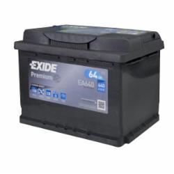 Аккумулятор автомобильный EXIDE Premium 6СТ-64 Евро (EA640) 64Ah 640A 12V «+» справа