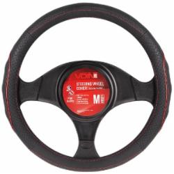 Чехол на руль Voin VLOD-L282 BK/RD L черный с красным