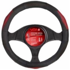 Чехол на руль Voin VLOD-L285 BK/RD M черный с красным