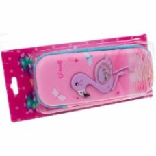 Пенал с LED-аппликацией QT-5759-Purple Cool For School розовый