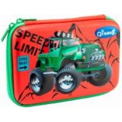 Пенал с тиснением QT-5704-Red Cool For School