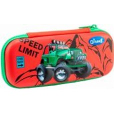 Пенал с тиснением QT-5741-Red Cool For School