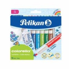 Маркеры для текстиля Colorella Textile 12 цветов 814584 Pelikan