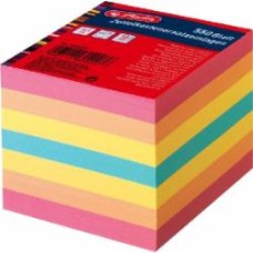 Бумага для заметок цветная 90х90 мм 550 лист. 1604008 Herlitz