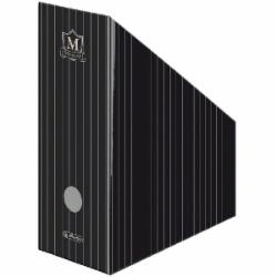 Лоток для бумаг картонный складной вертикальный Montana Black 10085090 Herlitz