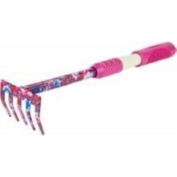 Грабли Flora 5-ти зубые (pink) (TPR) (5043154)