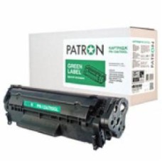 Картридж лазерный Patron HP LJ Q2612A/Canon 703 (PN-12A/703GL) Green Label black