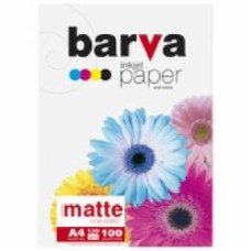 Фотобумага Barva Original Матовая 120 г/м2 А4 100 л (IP-A120-005) белый