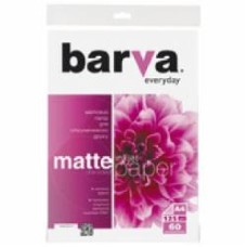 Фотобумага Barva Everyday Матовая 125 г/м2 A4 60 л (IP-AE125-317) белый