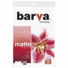 Фотобумага Barva Everyday Матовая Двусторонняя 220 г/м2 A4 20 л (IP-BE220-175) белый