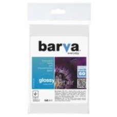 Фотобумага Barva Everyday Глянцевая 180 г/м2 10x15 60 л (IP-CE180-287) белый