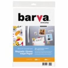 Фотобумага Barva Магнитная Everyday Глянцевая А4 20 л (IP-MAG-GL-144/IP-MAG-CE-144) белый