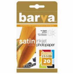 Фотобумага Barva Profi Белый сатин 255 г/м2 10x15 20 л (IP-V255-222) белый