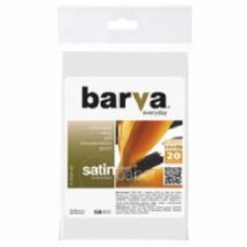 Фотобумага Barva Everyday Сатиновая 260 г/м2 10x15 20 л (IP-VE260-303) белый