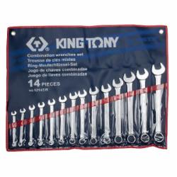 Набор ключей рожково-накидных KING TONY 14 шт. 1214SR