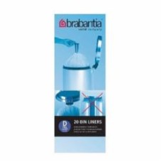 Мешки для мусора с затяжками Brabantia Bin Liners крепкие 15 л 20 шт.