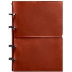 Блокнот кожаный на кольцах BlankNote 9.0 в мягкой коралловой обложке BN-SB-9-soft-coral