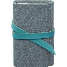 Блокнот фетровый с бирюзовыми кожаными вставками BlankNote BN-SB-1-st-flt-tiffany