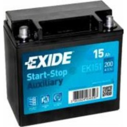 Аккумулятор автомобильный EXIDE Start-Stop Auxiliary AGM 15Ah 200A 12V EK151 «+» слева (EK151)