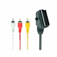 Кабель Cablexpert 1,8 м черный (CCV-519-001) двунаправленный аудио-видео RCA - SCART