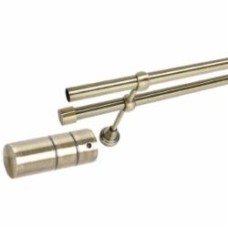 Готовый карниз Gardinia Ally Цилиндр двойной d19/19 мм 160 см античная латунь