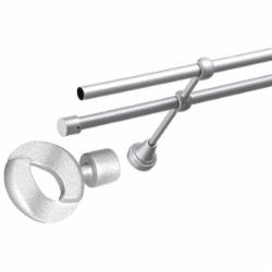 Готовый карниз Gardinia Ally Круг двойной d16/16 мм 160 см серебристый