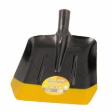 Лопата MasterTool 235х285х360 мм черно-желтая покраска 0,9 кг 14-6256